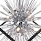 Cwi Lighting Starburst 6 Light Chandelier With Chrome & Black Finish 1178P22-6-601 - alternate 3